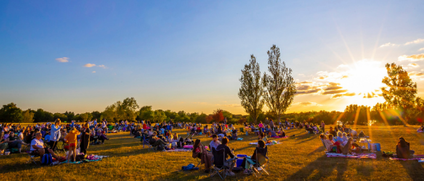 Outdoor cinema at Dinton